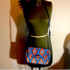 Vera Bradley crossbody vegan leather Marikesh print.Perfect condition.Carried 1X